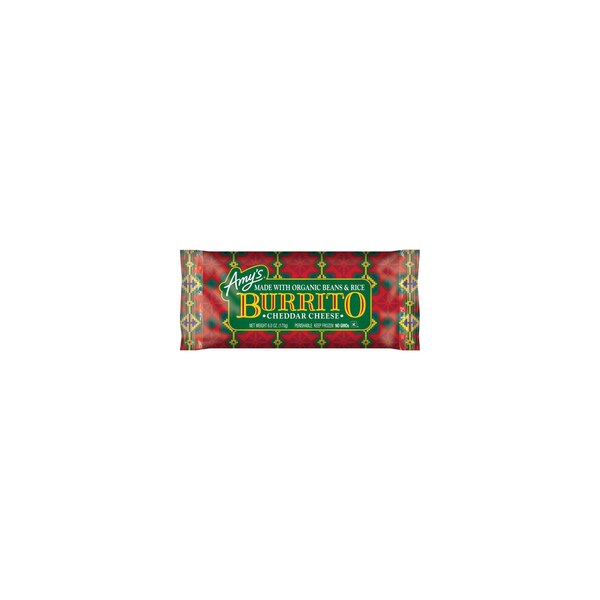 Amy's Frozen Bean & Cheese Burrito, 6 oz