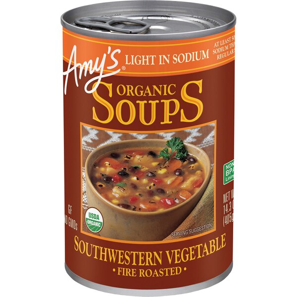 Amy's Kitchen Organic Fire Roasted Southwestern Vegetable Soup, 14.3 oz