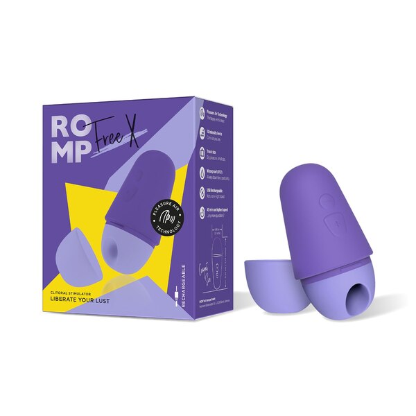 ROMP Free X Travel Pleasure Air Clitoral Stimulator