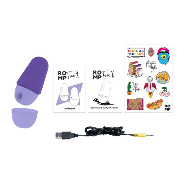 ROMP Free X Travel Pleasure Air Clitoral Stimulator