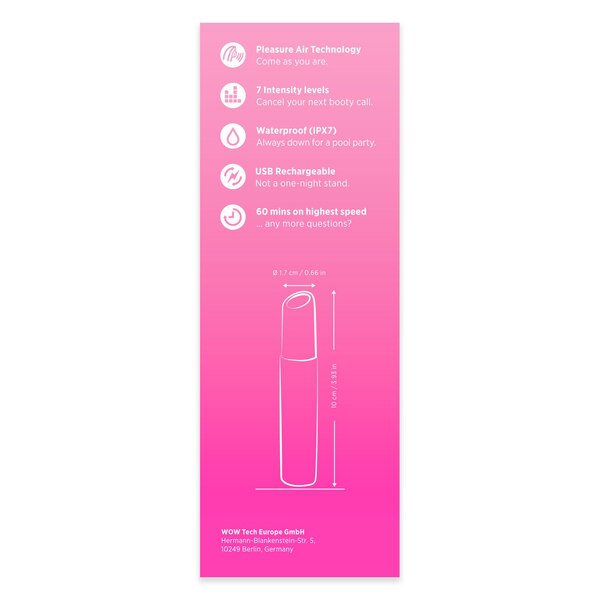 ROMP Lipstick Pleasure Air Clitoral Stimulator