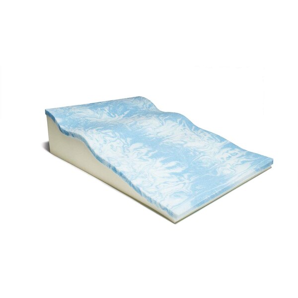 Avana Contoured Bed Wedge Pillow Gel Infused Cooling Foam