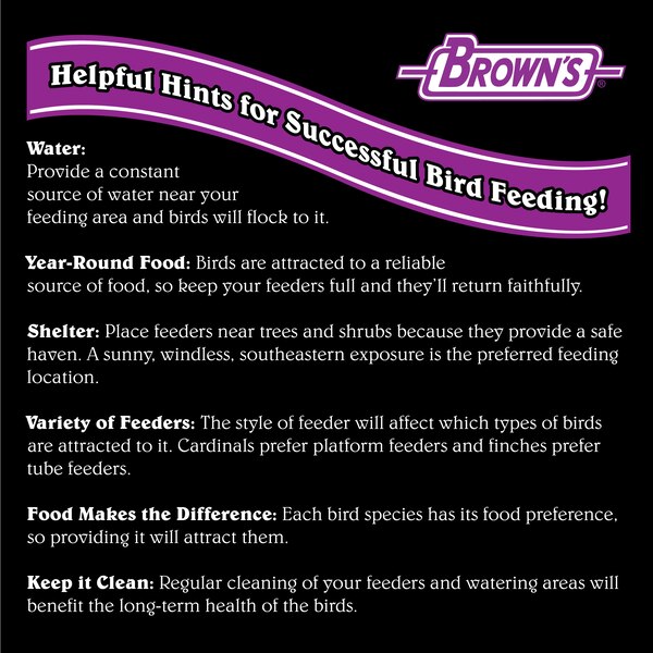 Brown's Bird Lover's Blend No Waste Wild Bird Food