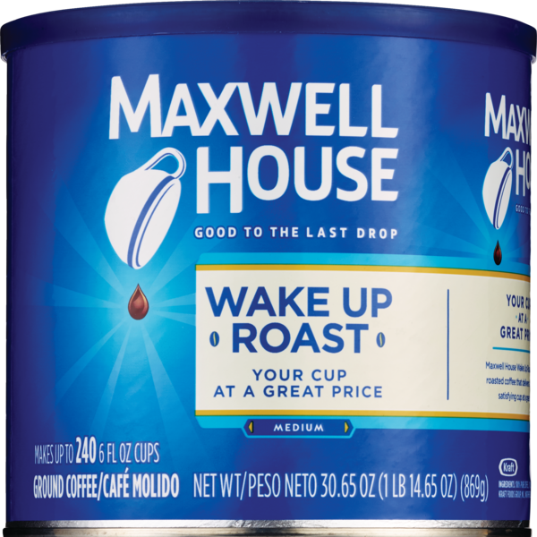 Maxwell House Ground Coffee Wake Up Roast, 28.40 oz