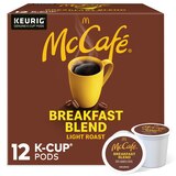 McCafe Breakfast Blend Light Roast K-Cup Pods, 10 ct, thumbnail image