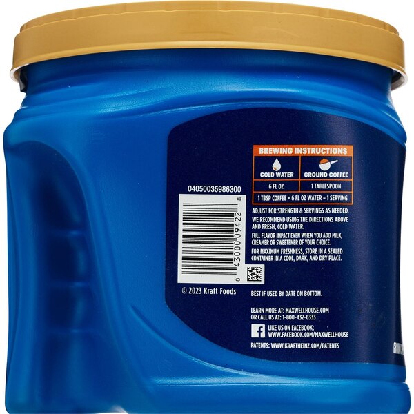 Maxwell House Original Roast Medium Ground Coffee, 27.50 oz