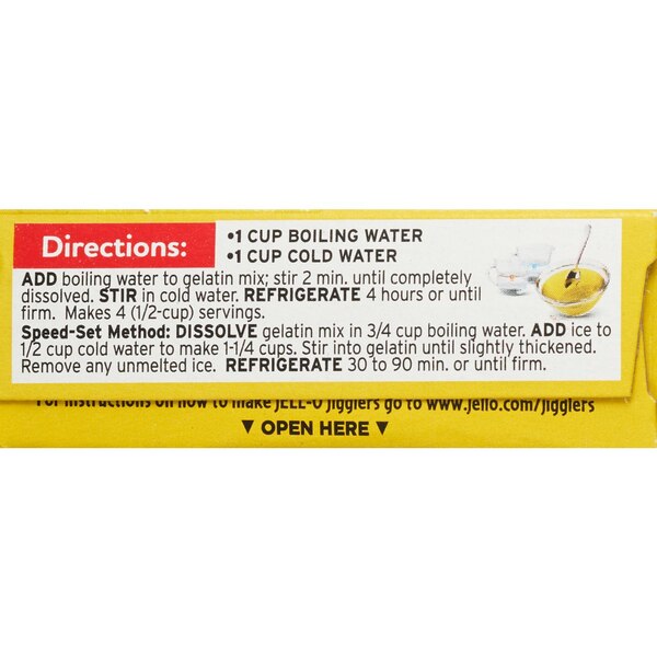 Jell-O Gelatin Dessert Mix, Island Pineapple Flavor, 3 OZ