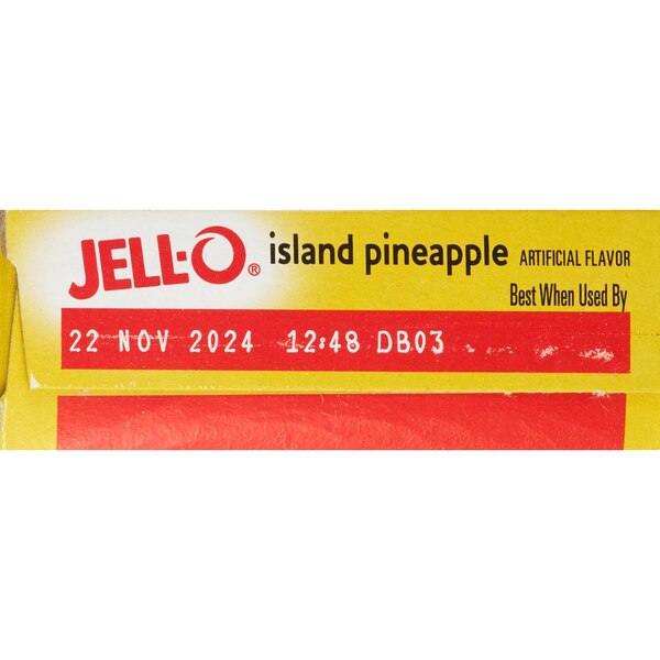 Jell-O Gelatin Dessert Mix, Island Pineapple Flavor, 3 OZ