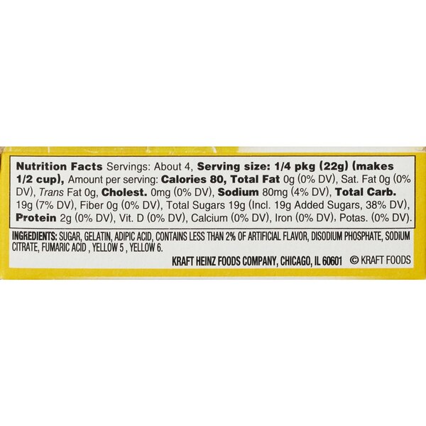 Jell-O Gelatin Dessert Mix, Island Pineapple Flavor, 3 OZ