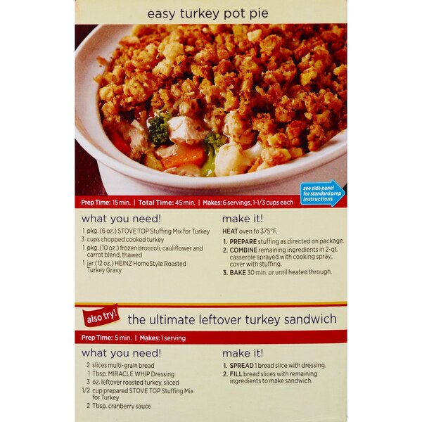 Kraft Stove Top Turkey Stuffing Mix