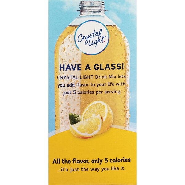 Crystal Light Drink Mix, Lemonade 1.4 oz 10 ct