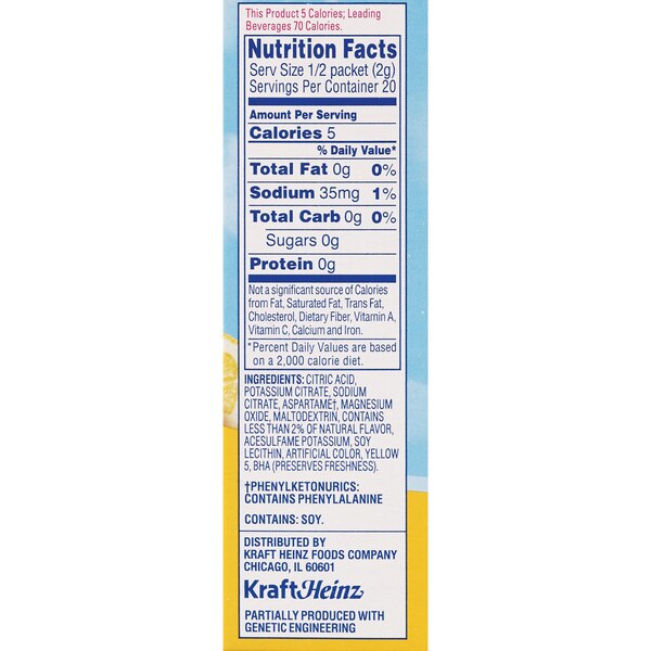 Crystal Light Drink Mix, Lemonade 1.4 oz 10 ct