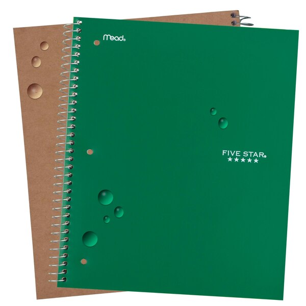 Mead Five Star - 3 Subject Notebook, College Ruled, 150 Sheets