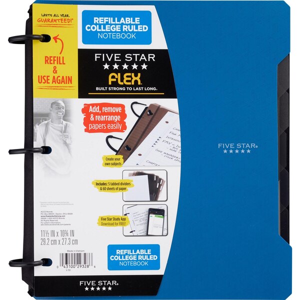Mead Large Hybrid NoteBinder, Assorted Colors