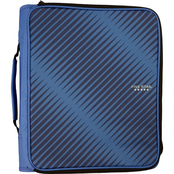 Mead Five Star 2" Zipper Binder Multi-Access File, Assorted Colors