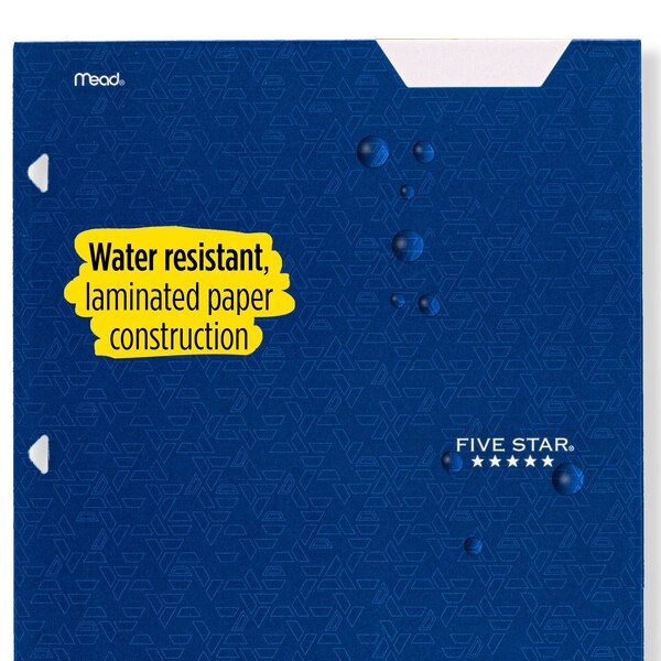 Mead Five Star Portfolio Two Pocket Folder, Assorted Colors