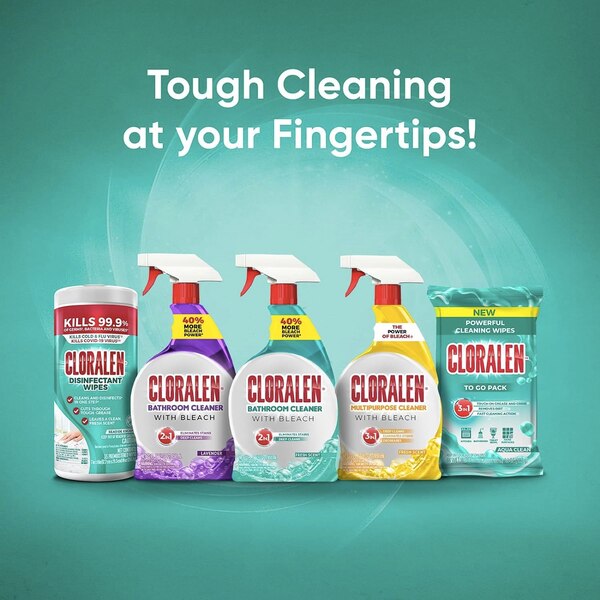 Cloralen 3-in-1 Multipurpose Cleaner With Bleach Spray, Fresh Scent, 23 OZ
