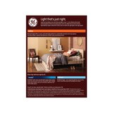 GE Relax HD Soft White 40W Replacement General Purpose A19 Light Bulbs, 4 ct, thumbnail image 3 of 3
