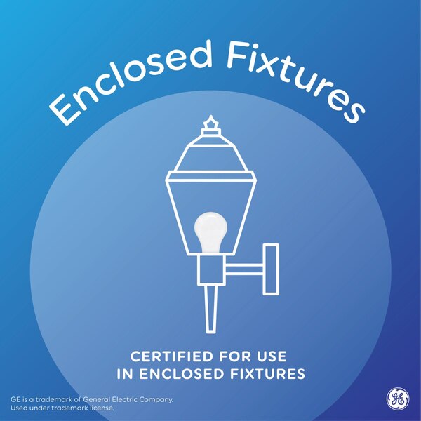 GE Decorative Blunt Tip 60W Equivalent Soft White LED Light Bulbs, Dimmable, Small Base, 2 ct