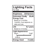 GE 40W Equivalent Soft White A15 LED Light Bulbs, Dimmable, Standard Base, 2 ct, thumbnail image