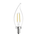 GE Decorative 40W Equivalent Soft White Light Bulb, Dimmable, Small Base, 2 ct, thumbnail image