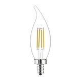 GE Decorative 5.5W Soft White LED Light Bulbs, Dimmable, Small Base, 2 ct, thumbnail image