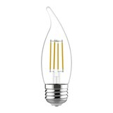GE Decorative 60W Equivalent Soft White LED Light Bulbs, Dimmable, Standard Base, 2 ct, thumbnail image