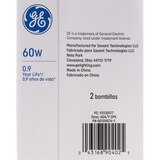 GE Outdoor Bug 60W Yellow A19 Light Bulbs, Standard Base, 2 ct , thumbnail image