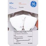 GE Decorative 40W Bulb, Crystal Clear, thumbnail image