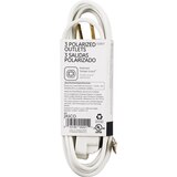 GE 6' Indoor Extension Cord, White, thumbnail image