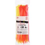 GE 8" Assorted Neon Cable Ties, thumbnail image