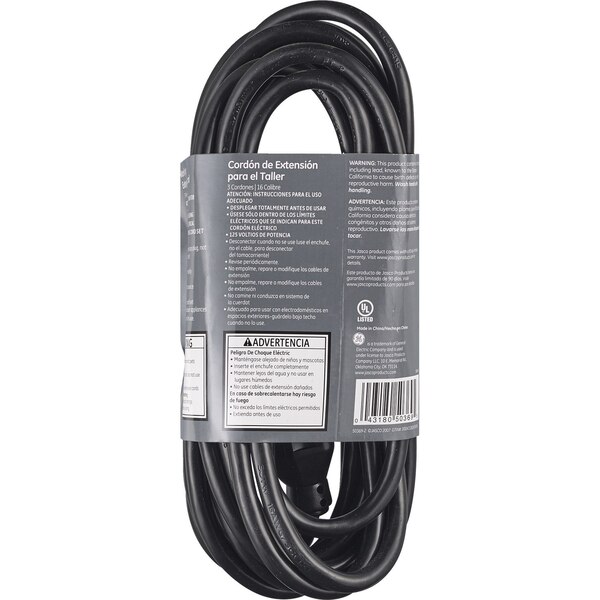 GE Workshop Extension Cord, 15'