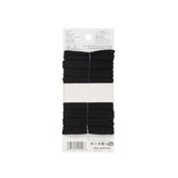 Scunci Hosiery Ponytail Elastic for Thick Hair, Black, 10 CT, thumbnail image