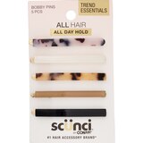 Scunci All Day Hold Bobby Pins, Assorted Colors, 5 CT, thumbnail image