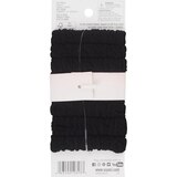 Scunci Unbreakable All Hair Medium Hold Ponytailers, Black, 8 CT, thumbnail image
