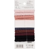 Scunci Comfy Unbreakable All Day Fine Hair Gentle Hold Ponytailers, Assorted Colors, 10 CT, thumbnail image