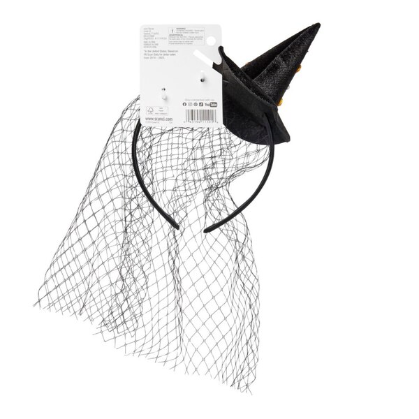 Scunci Halloween Witch Hat Headband