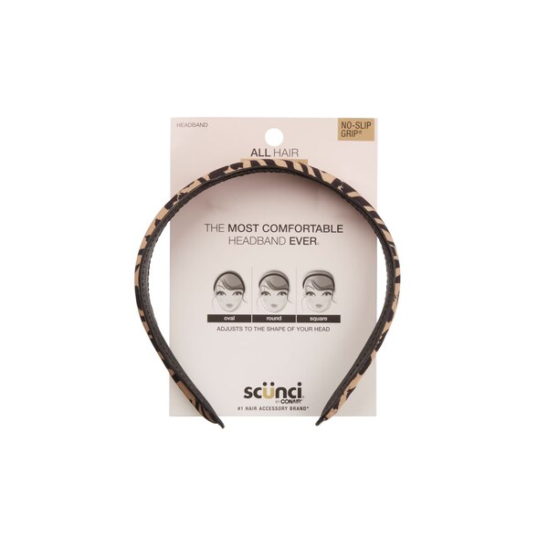 Scunci Print Satin Most Comfortable Headband, 1 CT