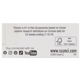Scunci All Hair All Day Hold Leather Headwrap, Black, thumbnail image