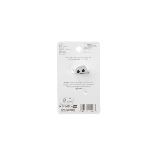 Scunci Halloween Ghost Claw Clip