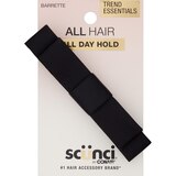 Scunci All Hair All Day Hold Barrette, Black, thumbnail image