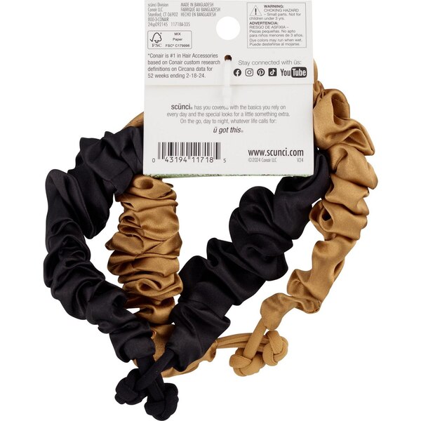 Conair Tamera Textured Hair The Original Scrunchie, 2 CT