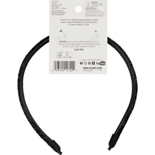 Conair Tamera Textured Hair Headband With Stones