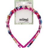 Scunci Tamera Printed Comb Headbands, Multicolor, 2 CT, thumbnail image