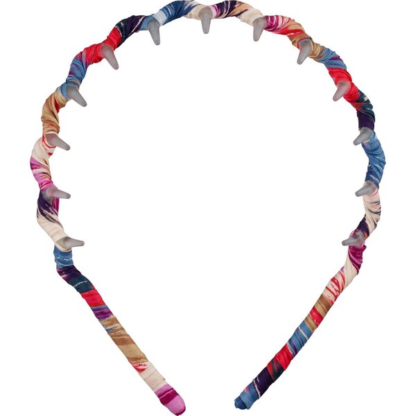 Scunci Tamera Printed Comb Headbands, Multicolor, 2 CT