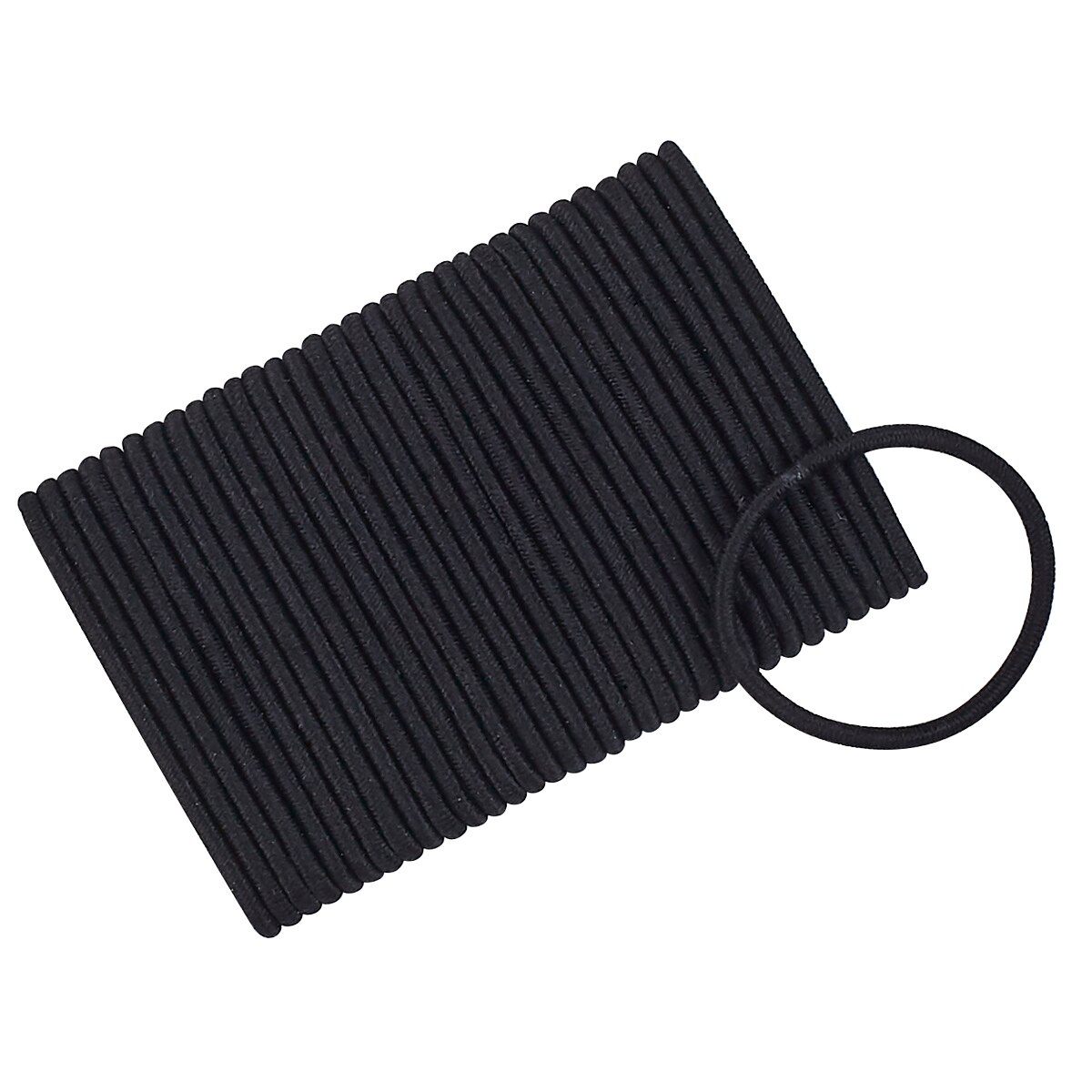 Scunci - Bandas para el cabello negras, sujeción ligera, 34 u.