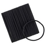 Scunci Gentle Hold Elastics, Black, 28 CT, thumbnail image