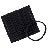 Scunci Flat Design Medium Hold Elastics, Black, thumbnail image