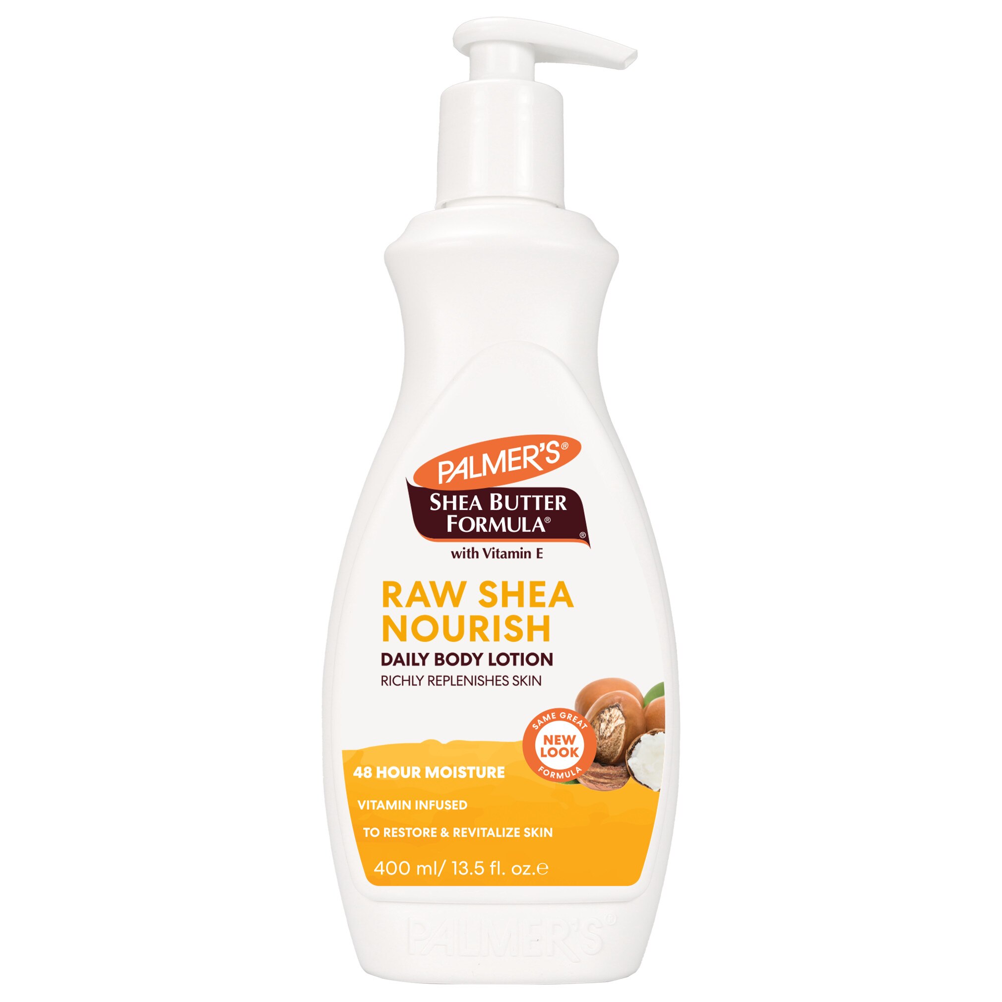 Palmer's Raw Natural Shea Butter Body Lotion Pump, 13.5 OZ