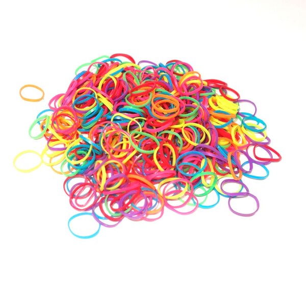 Conair Kids Polybands, Assorted Colors, 500 Pack
